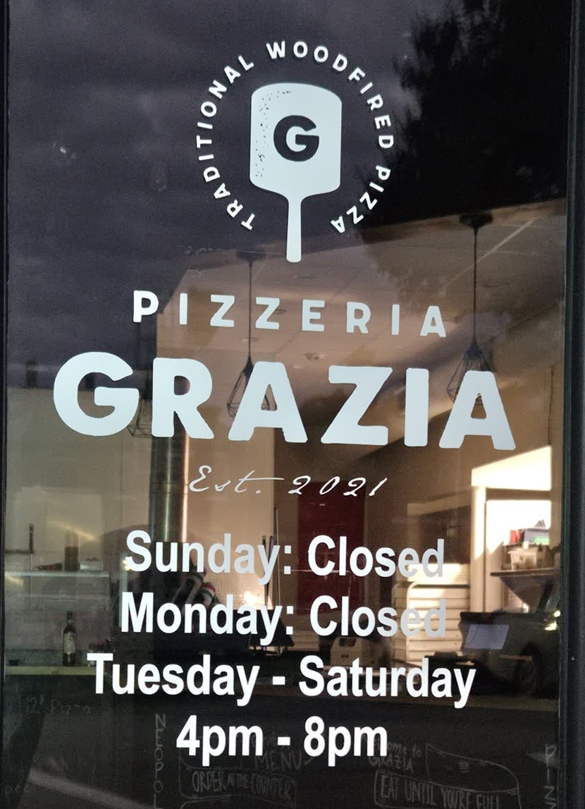 Business Hours & QR-Code Decals