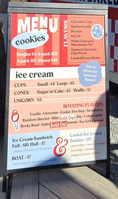2x6 Custom Menu Magnets