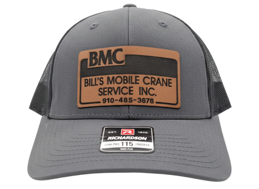 Custom Logo Iron On Leather Patches | Laser Engraved Leatherette Patches for Hats & Apparel